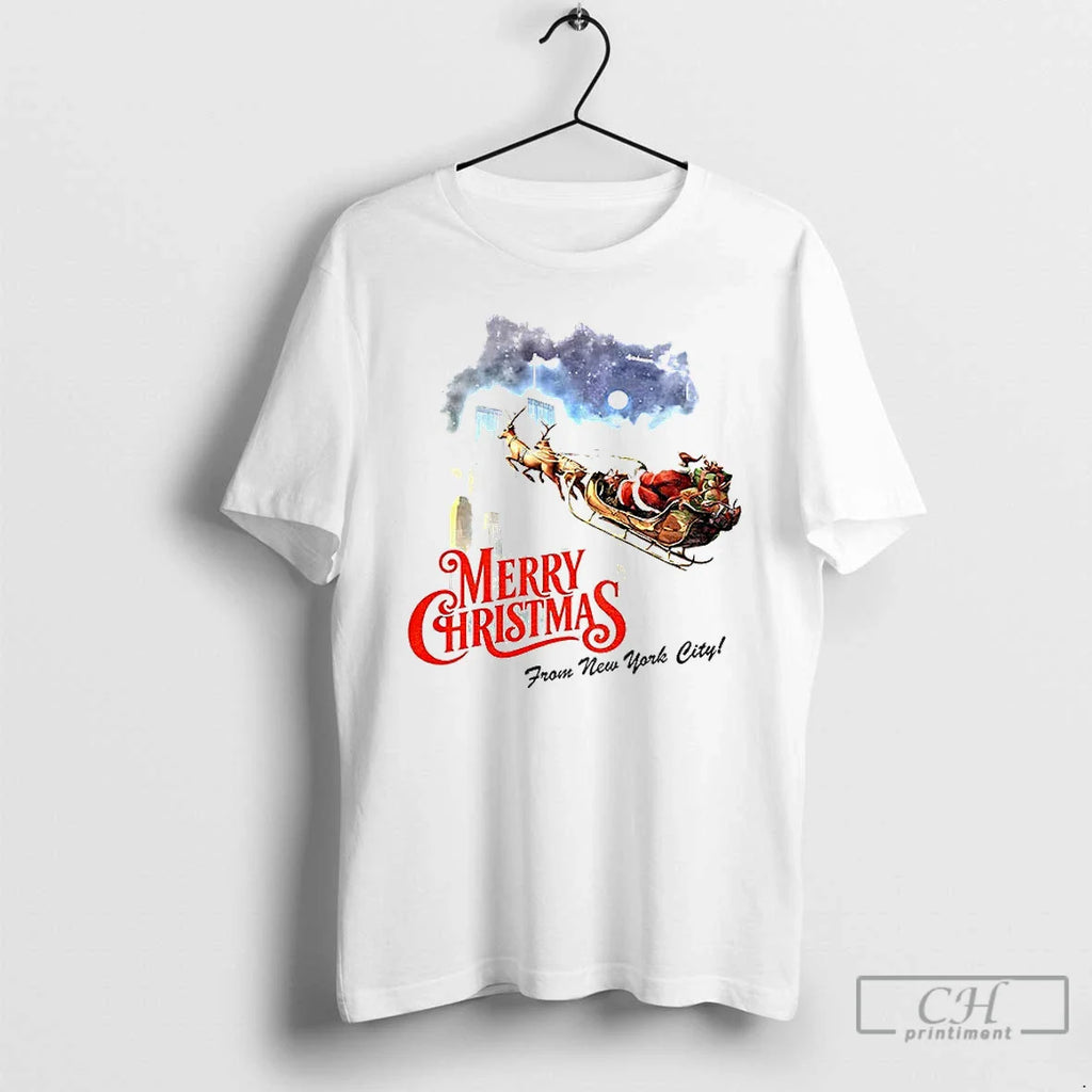 Classic Santa 9 11 Merry New York City T-Shirts, Hoodie, Sweatshirt