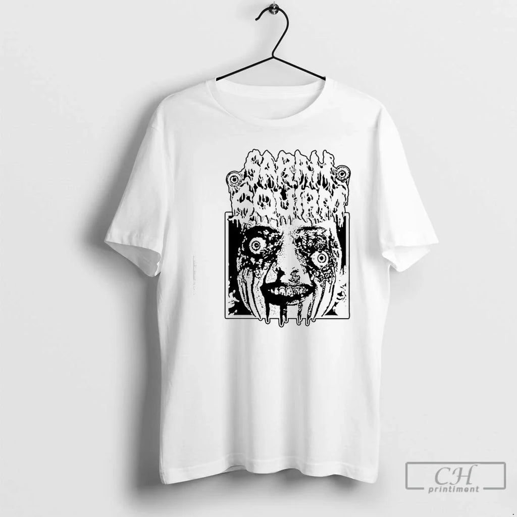 Classic Sarah Squirm Metal Face Horror T-Shirts, Hoodie, Sweatshirt
