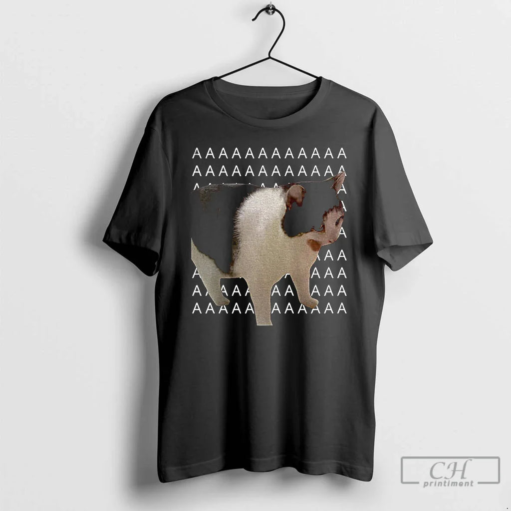 Classic Screaming Cat Meme Aaaaaa T-Shirts, Hoodie, Sweatshirt
