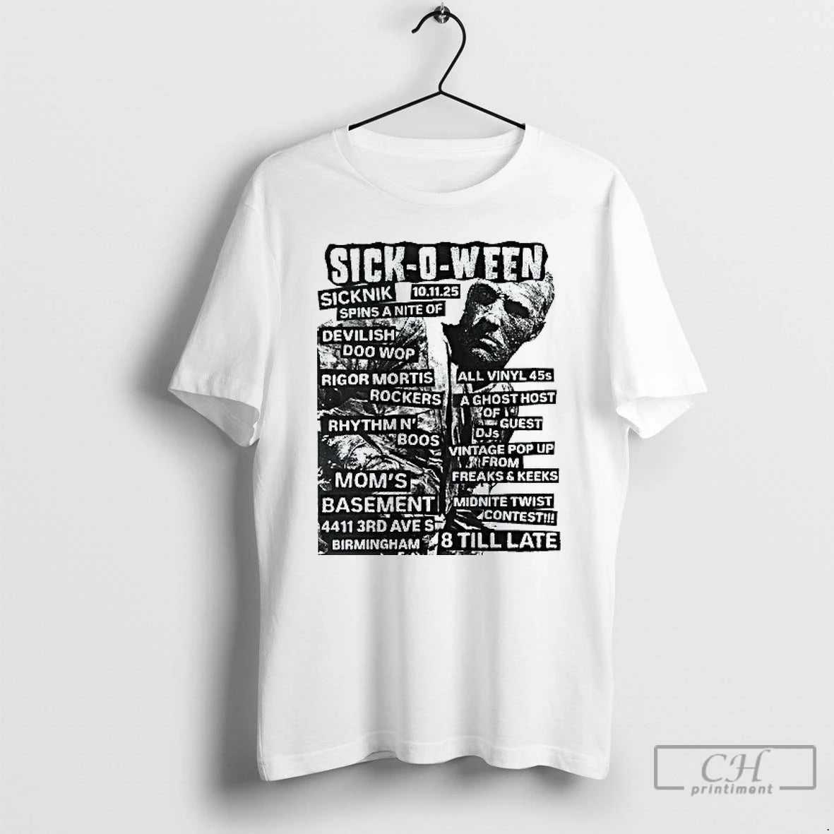 Classic Sick O Ween Ii The Return Vintage Halloween Mens White Tee T Shirts