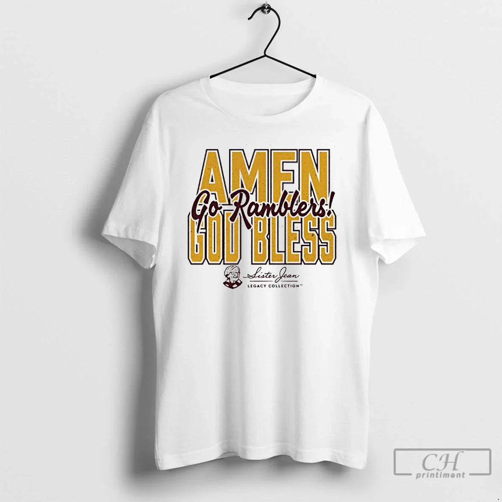 Classic Sister Jean Amen God Bless Go Ramblers T-Shirts, Hoodie, Sweatshirt