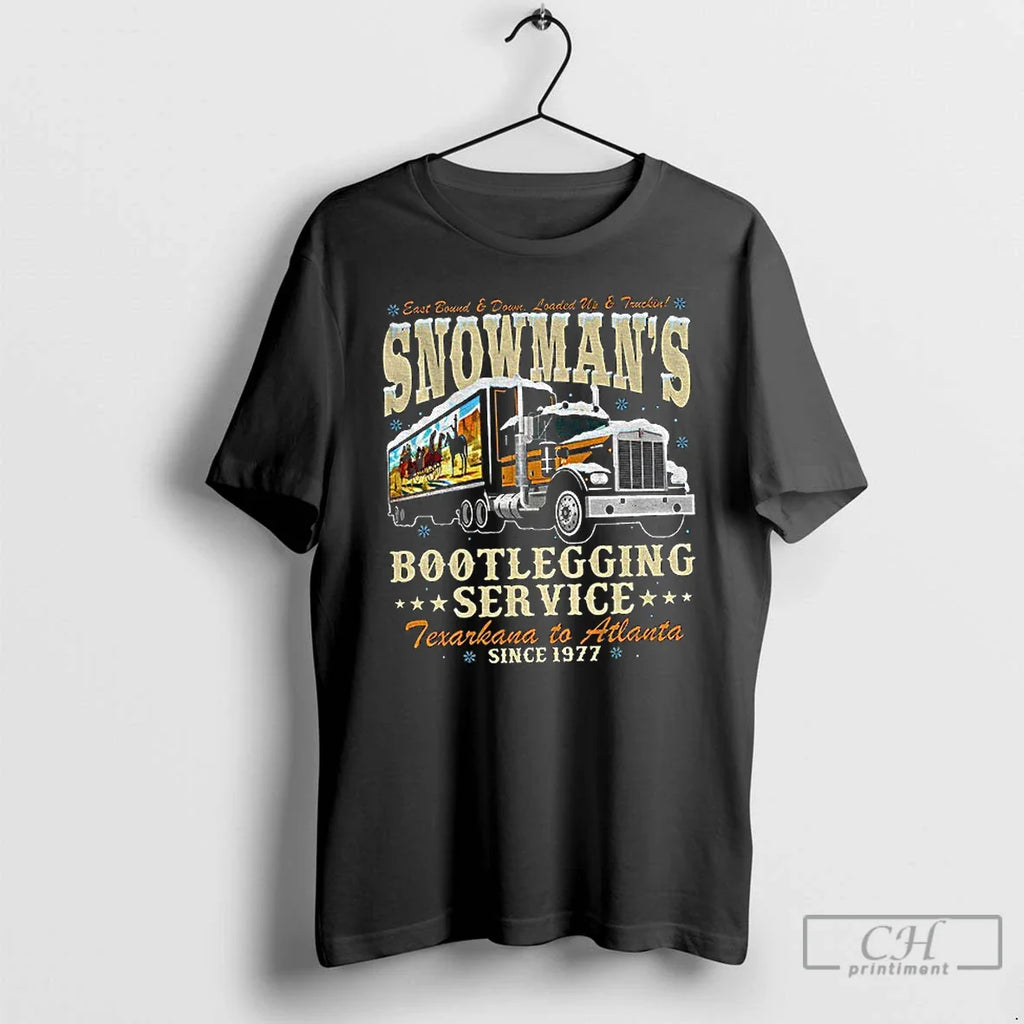 Classic Snowmans Bootlegging Service Trucker Smokey Bandit T-Shirts, Hoodie, Sweatshirt