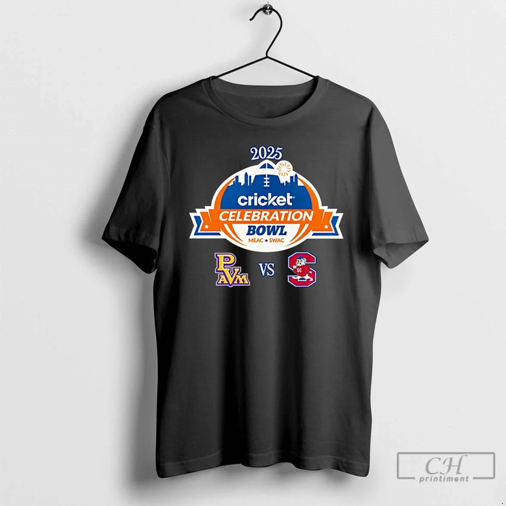 Classic South Carolina State Vs Prairie View Am 2025 Cricket Celebration Bowl T-Shirts, Hoodie, Sweatshirt