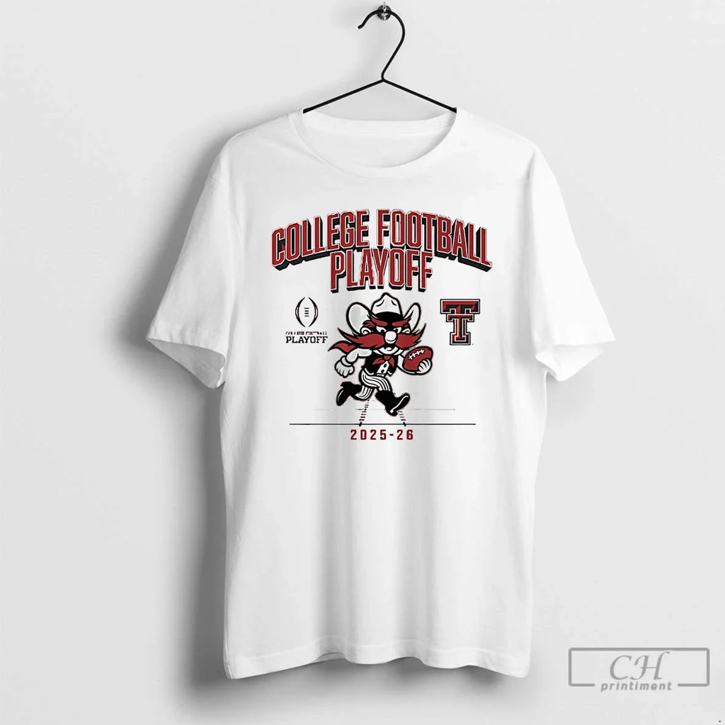 Classic Texas Tech Red Raiders 2025 Cfp Mascot T-Shirts, Hoodie, Sweatshirt
