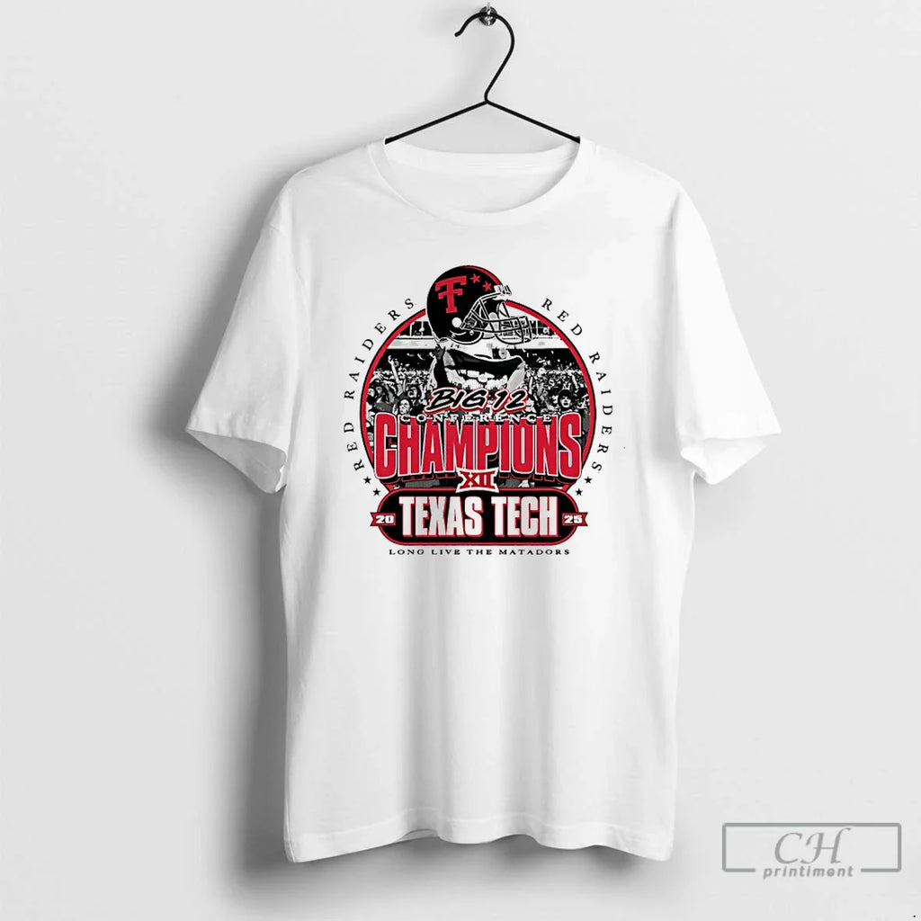 Classic Texas Tech Red Raiders Big 12 Conference Champions 2025 Parade Vintage T-Shirts, Hoodie, Sweatshirt