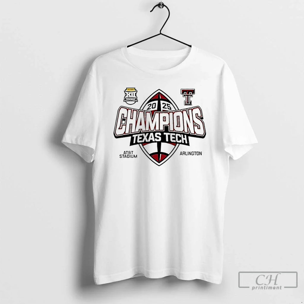 Classic Texas Tech Red Raiders Big 12 Conference Champions 2025 Turn Key T-Shirts, Hoodie, Sweatshirt