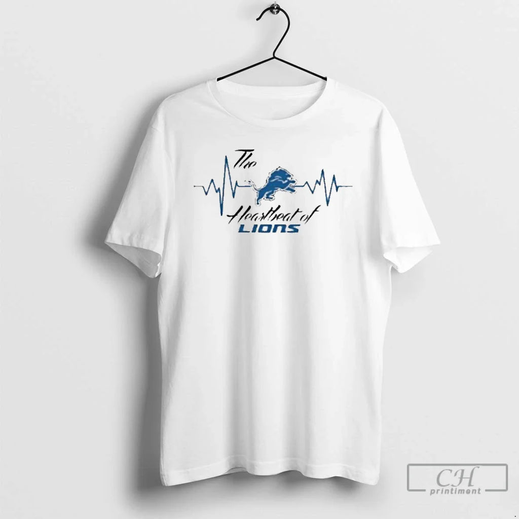 Classic Heartbeat Lions Detroit Lions T-Shirts, Hoodie, Sweatshirt