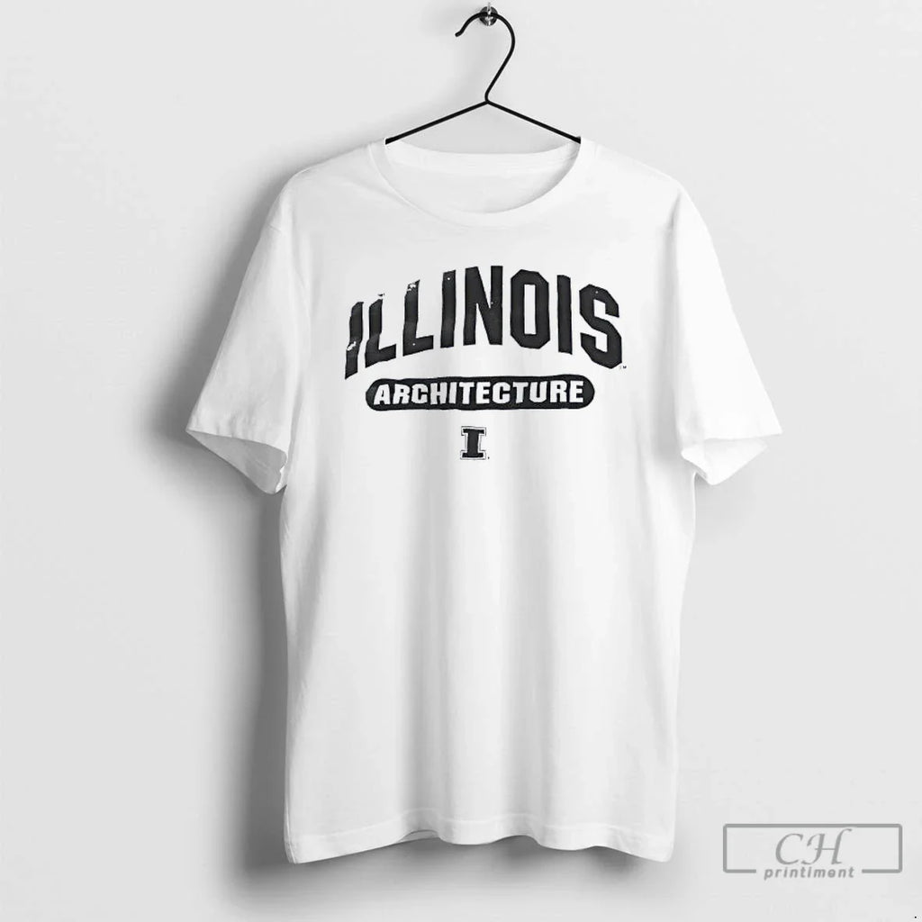 Classic Illinois School Architecture I T-Shirts, Hoodie, Sweatshirt