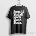 Classic Russian Five Ampersand Detroit Hockey Sergei Slava Igor Vlad Slavas T-Shirts, Hoodie, Sweatshirt