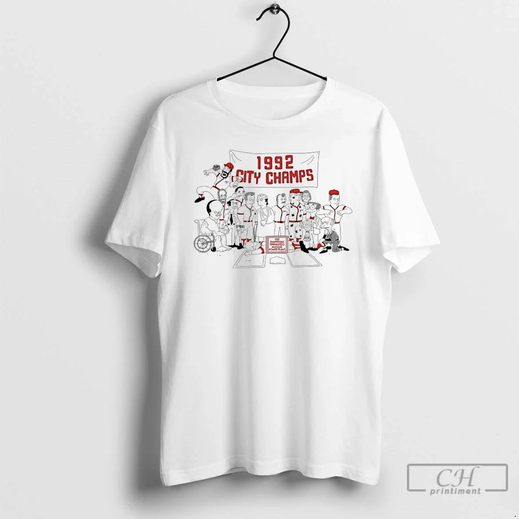 Classic Simpsons 1992 City Champs Springfield Nuclear Power Plant T-Shirts, Hoodie, Sweatshirt