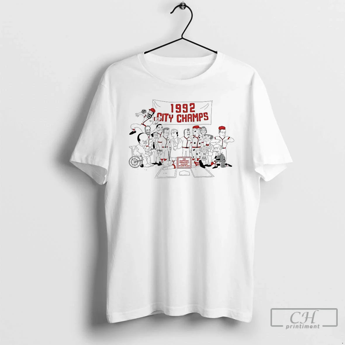 Classic Simpsons 1992 City Champs Springfield Nuclear Power Plant T-Shirts, Hoodie, Sweatshirt