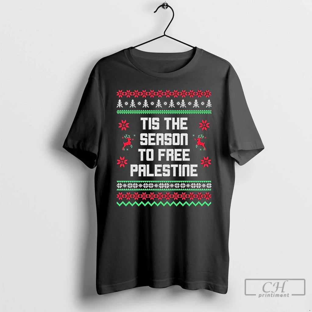 Classic Tis Season Free Palestine Ugly 2025 T-Shirts, Hoodie, Sweatshirt