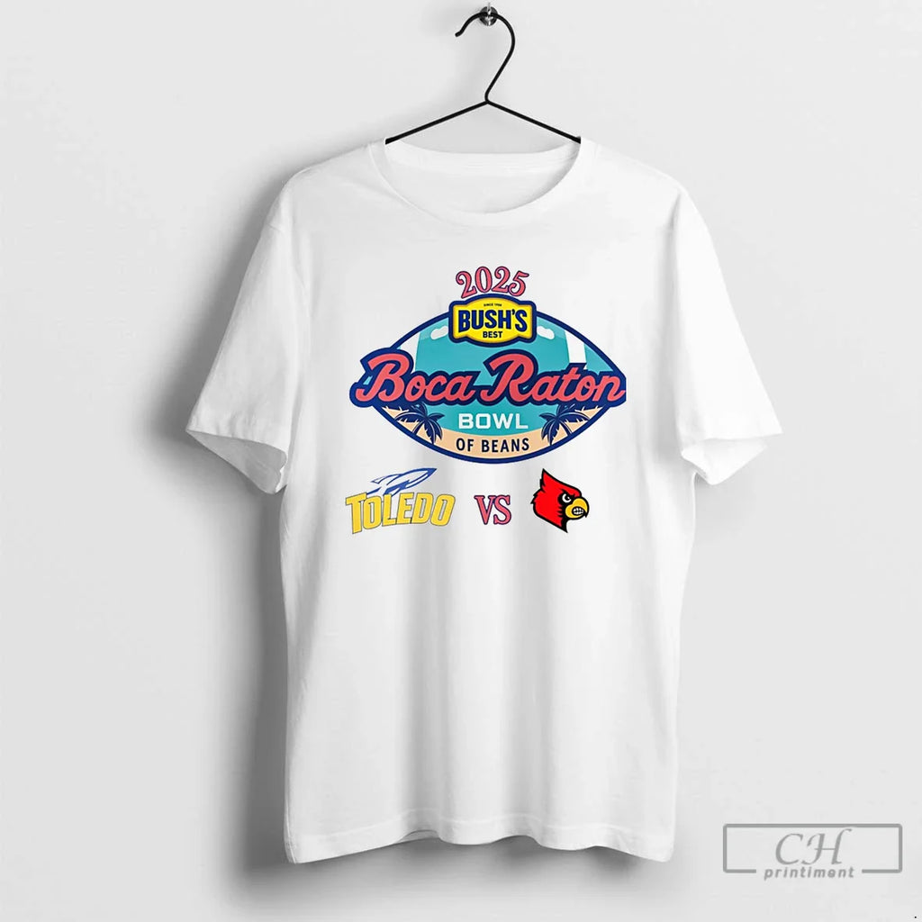 Classic Toledo Rockets Vs Louisville Cardinals 2025 Boca Raton Bowl T-Shirts, Hoodie, Sweatshirt