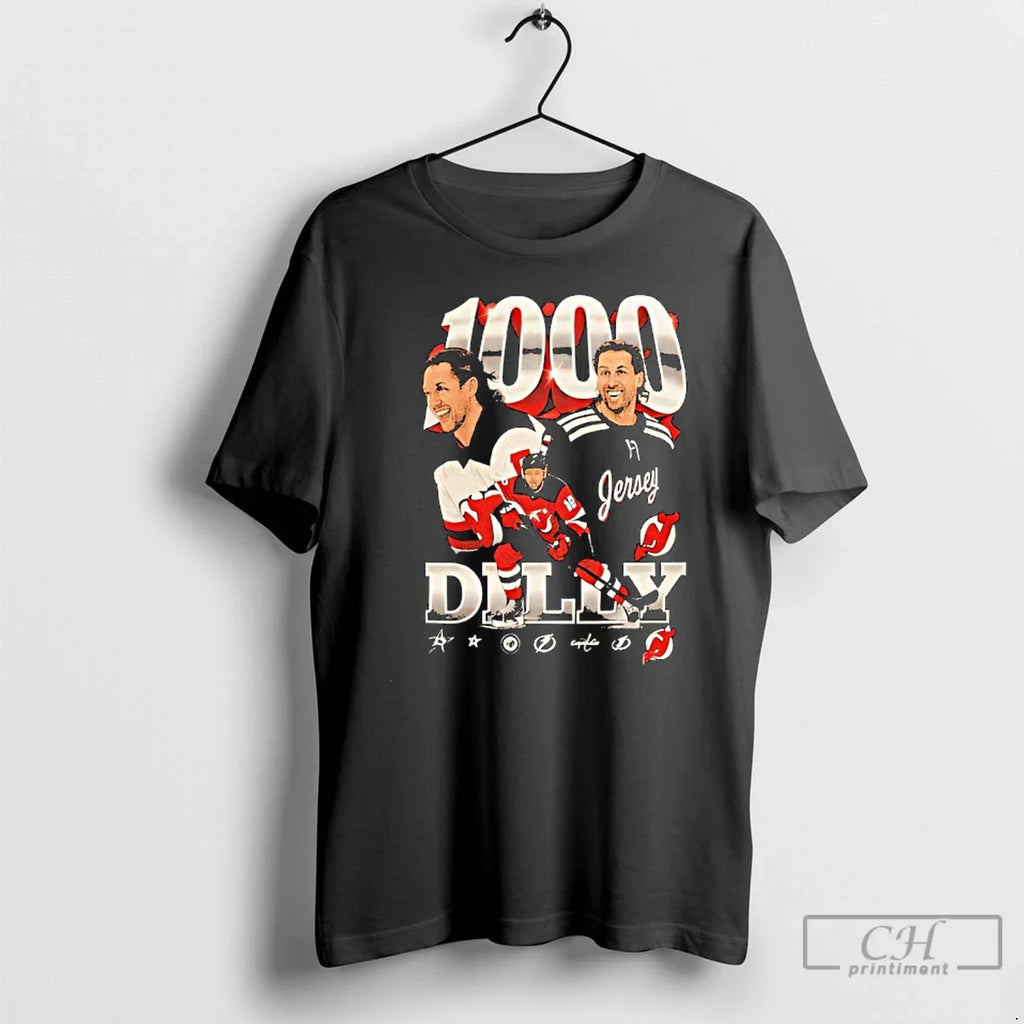 Classic Travis Zajac 1000 Games T-Shirts, Hoodie, Sweatshirt