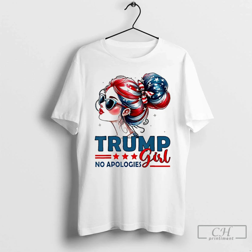 Classic Trump Maga 2025 Girl No Apologies T-Shirts, Hoodie, Sweatshirt