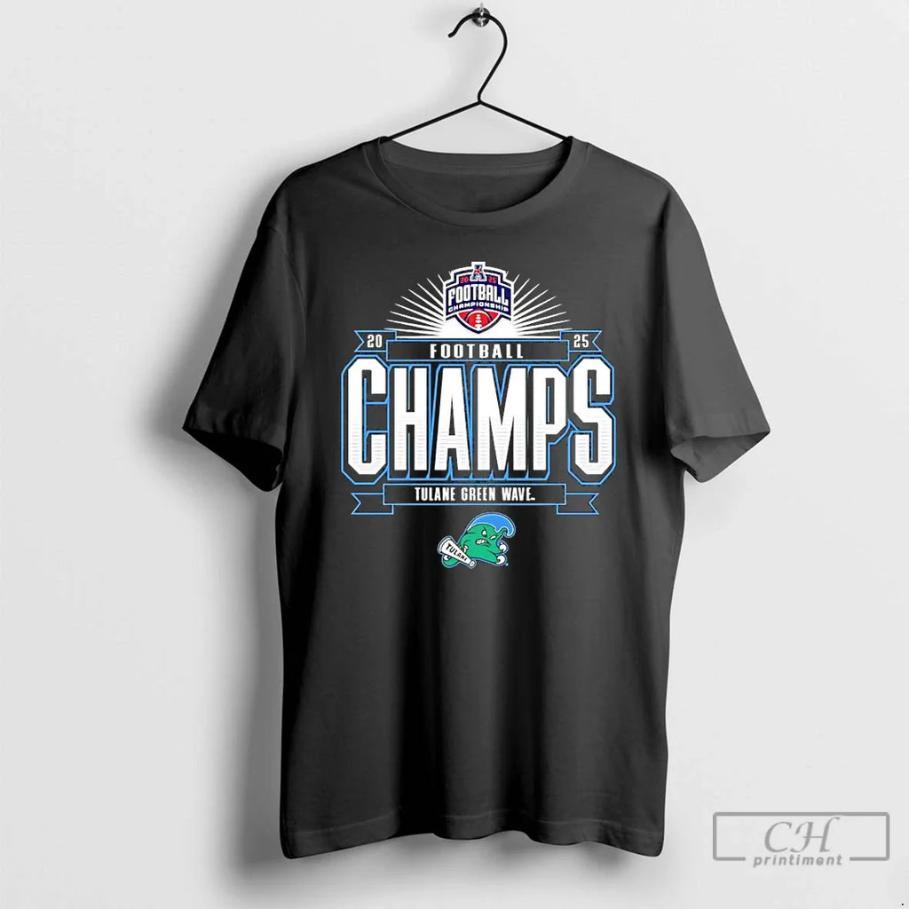 Classic Tulane Green Wave 2025 American Football Champions Locker Room T-Shirts, Hoodie, Sweatshirt