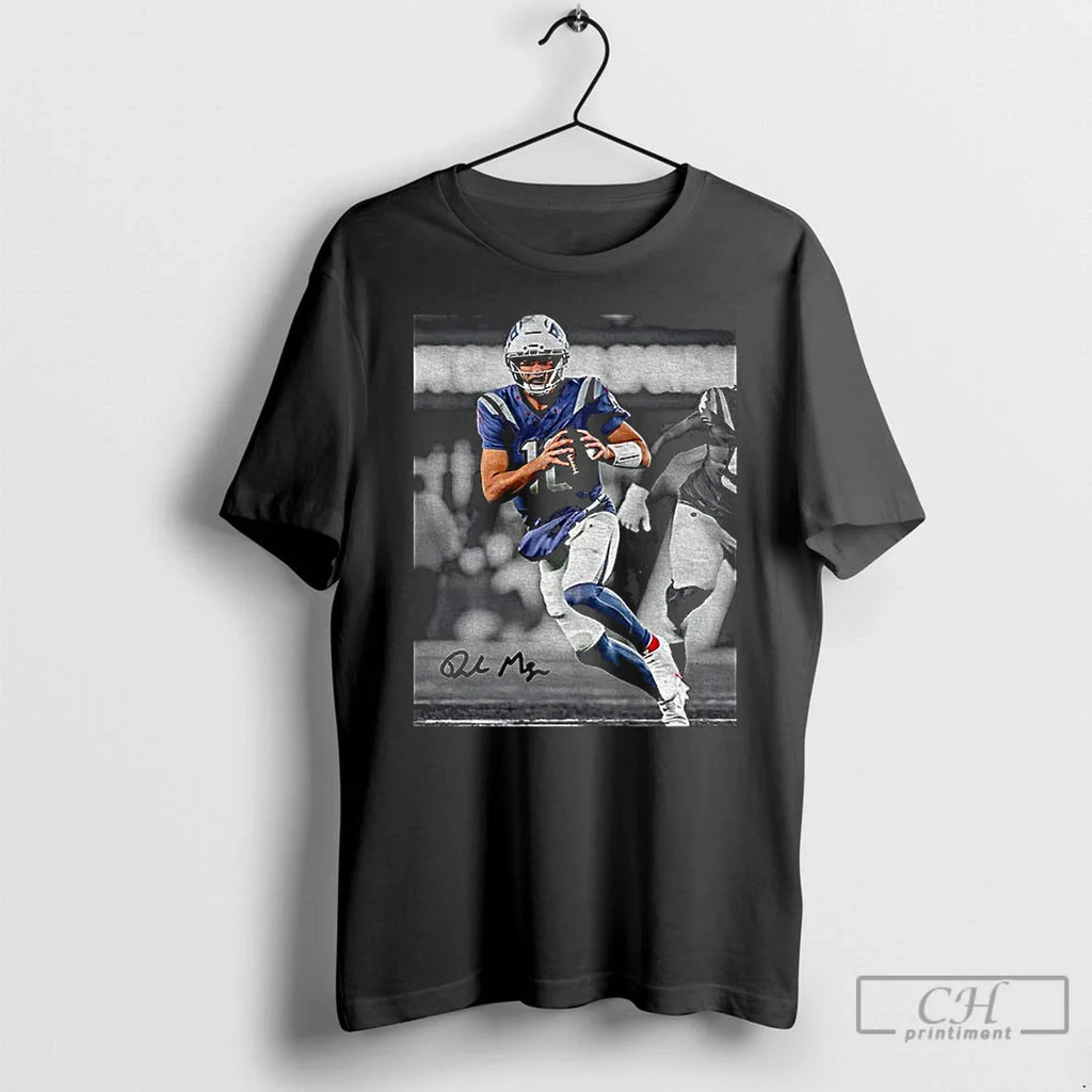 Classic Vintage 90s Drake Maye Signature Photo T-Shirts, Hoodie, Sweatshirt