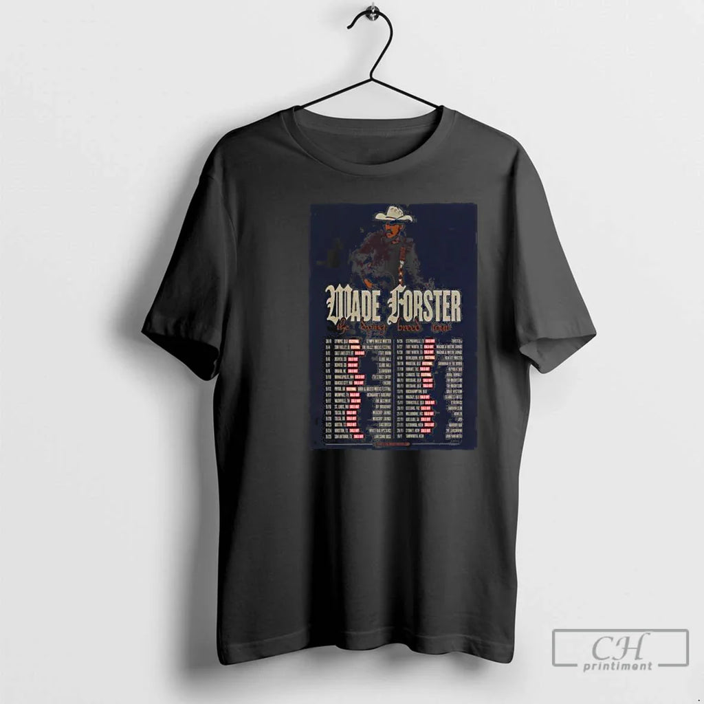 Classic Wade Forster 2026 Dying Breed Tour Circle Black T-Shirts, Hoodie, Sweatshirt