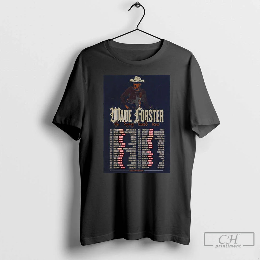 Classic Wade Forster 2026 Dying Breed Tour T-Shirts, Hoodie, Sweatshirt