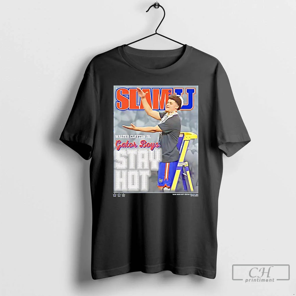 Classic Walter Clayton Jr Slam Florida Gators Charcoa Utah Jazz Stay Hot T-Shirts, Hoodie, Sweatshirt