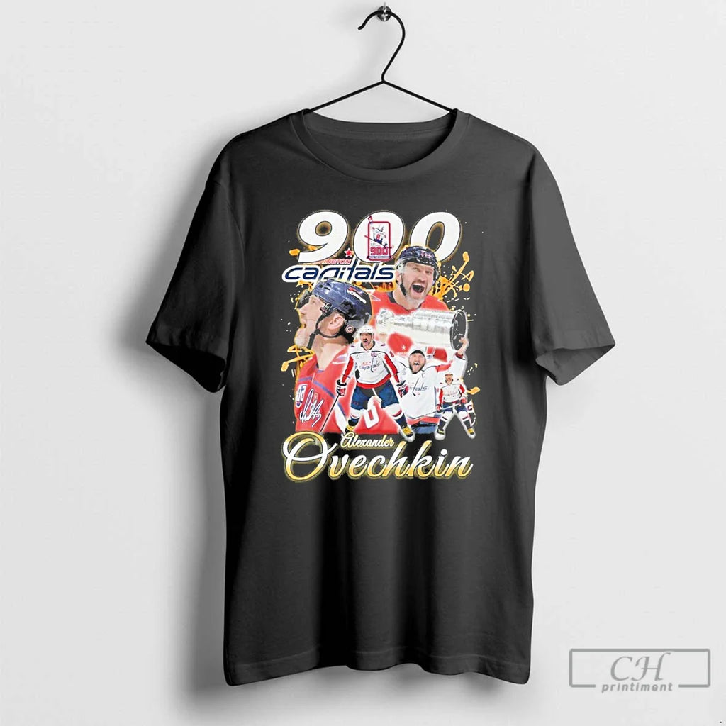 Classic Washington Capitals Alexander Ovechkin 2025 Celebrate 900 Nhl Goals T-Shirts, Hoodie, Sweatshirt