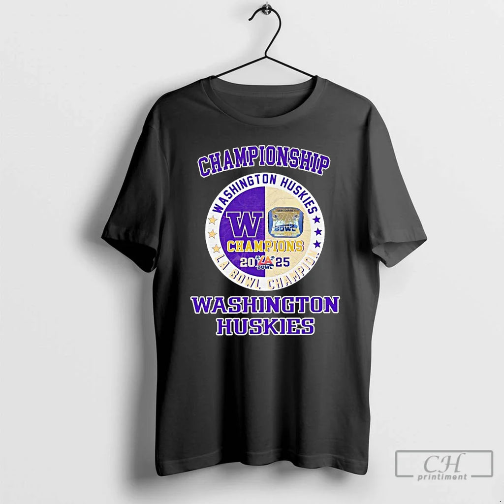 Classic Washington Huskies 2025 La Bowl Champions T-Shirts, Hoodie, Sweatshirt