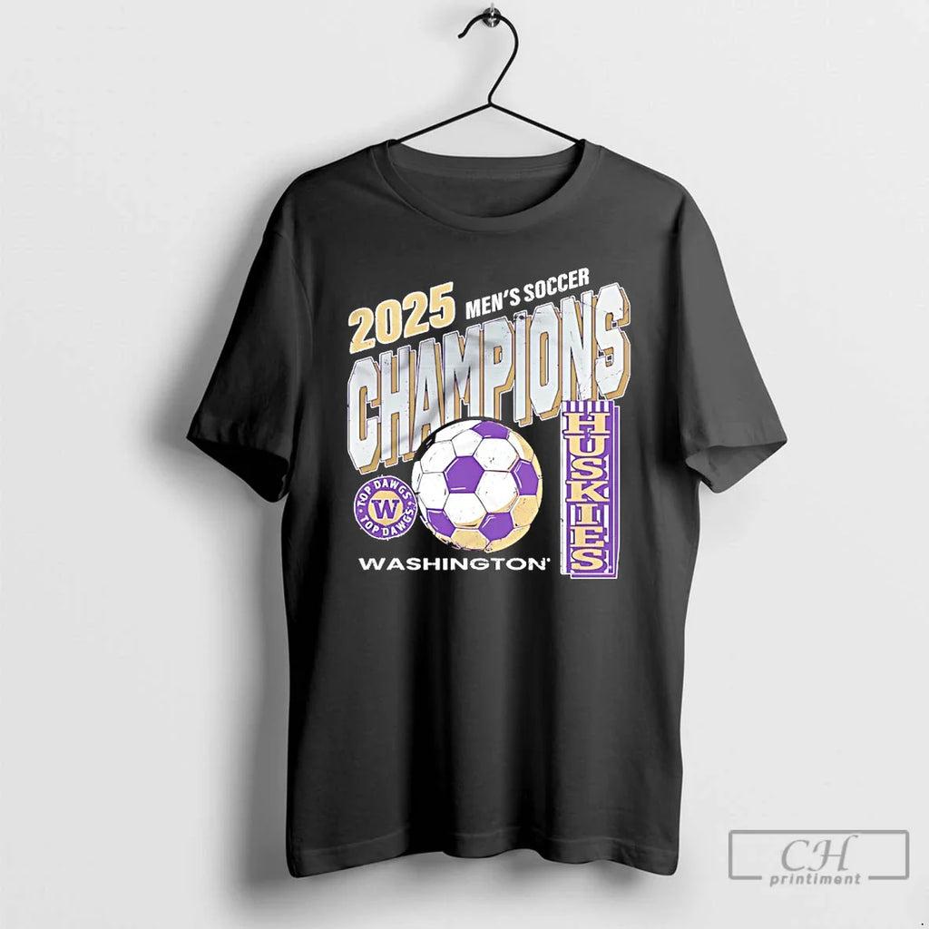 Classic Washington Huskies 2025 Ncaa Soccer Champions T-Shirts, Hoodie, Sweatshirt