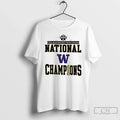 Classic Washington Huskies 2025 Ncaa Soccer National Champions Locker Room T-Shirts, Hoodie, Sweatshirt
