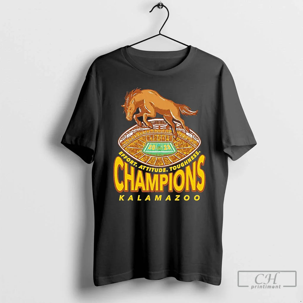 Classic Western Michigan Broncos 2025 Kalamazoo Conference Champions T-Shirts, Hoodie, Sweatshirt