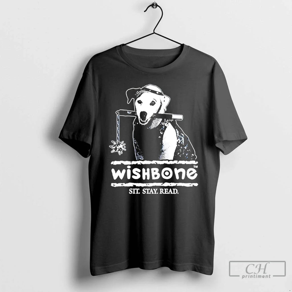 Classic Wishbone Sit Stay Read Dog T-Shirts, Hoodie, Sweatshirt