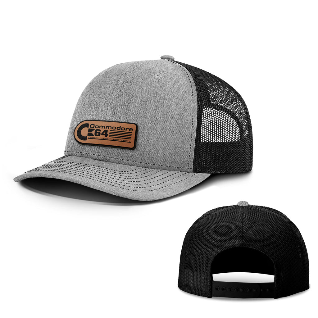 Commodore 64 Leather Patch Hats