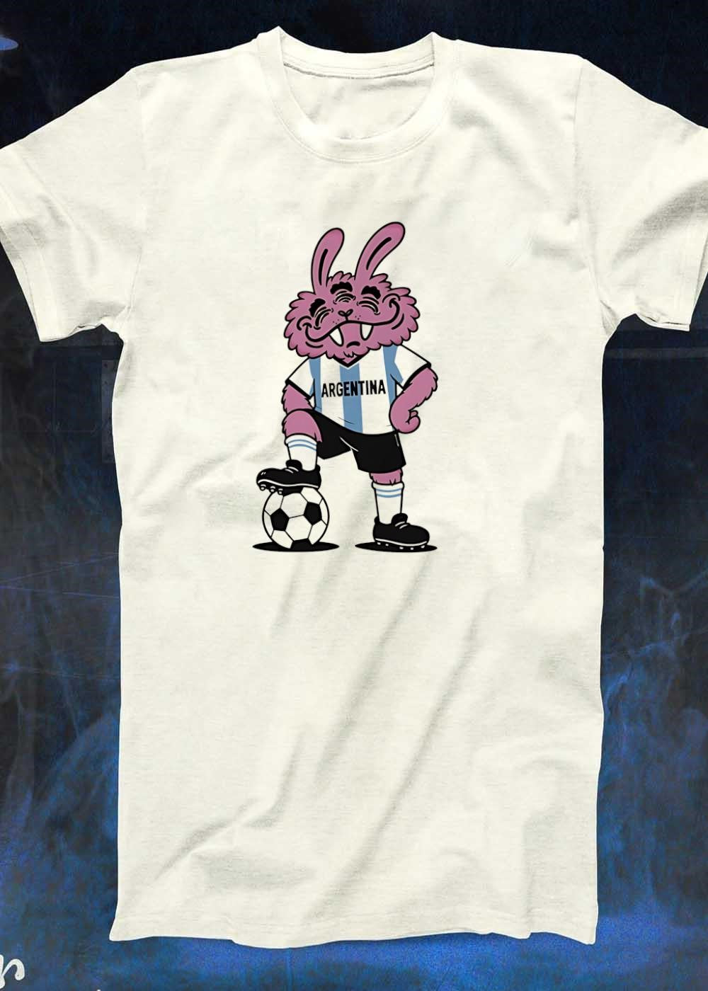 Cool Pink Monster Mascot Sport Art Argentina Shirt