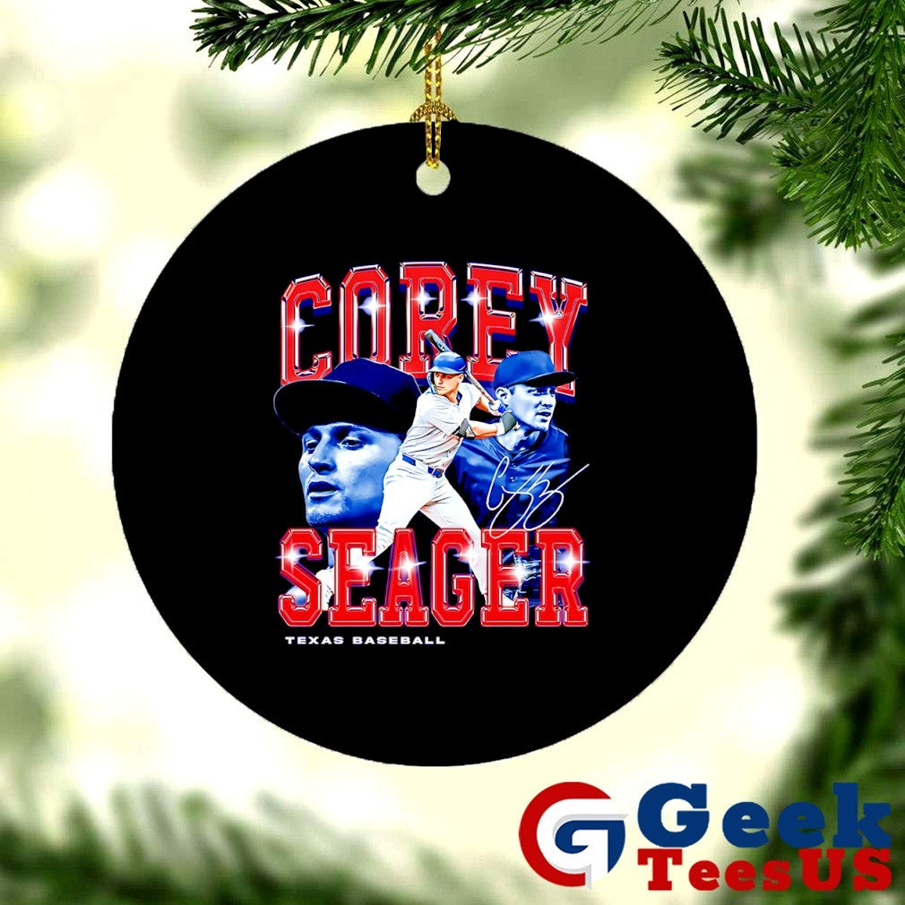 Corey Seager Texas Rangers baseball flair signature retro shirt