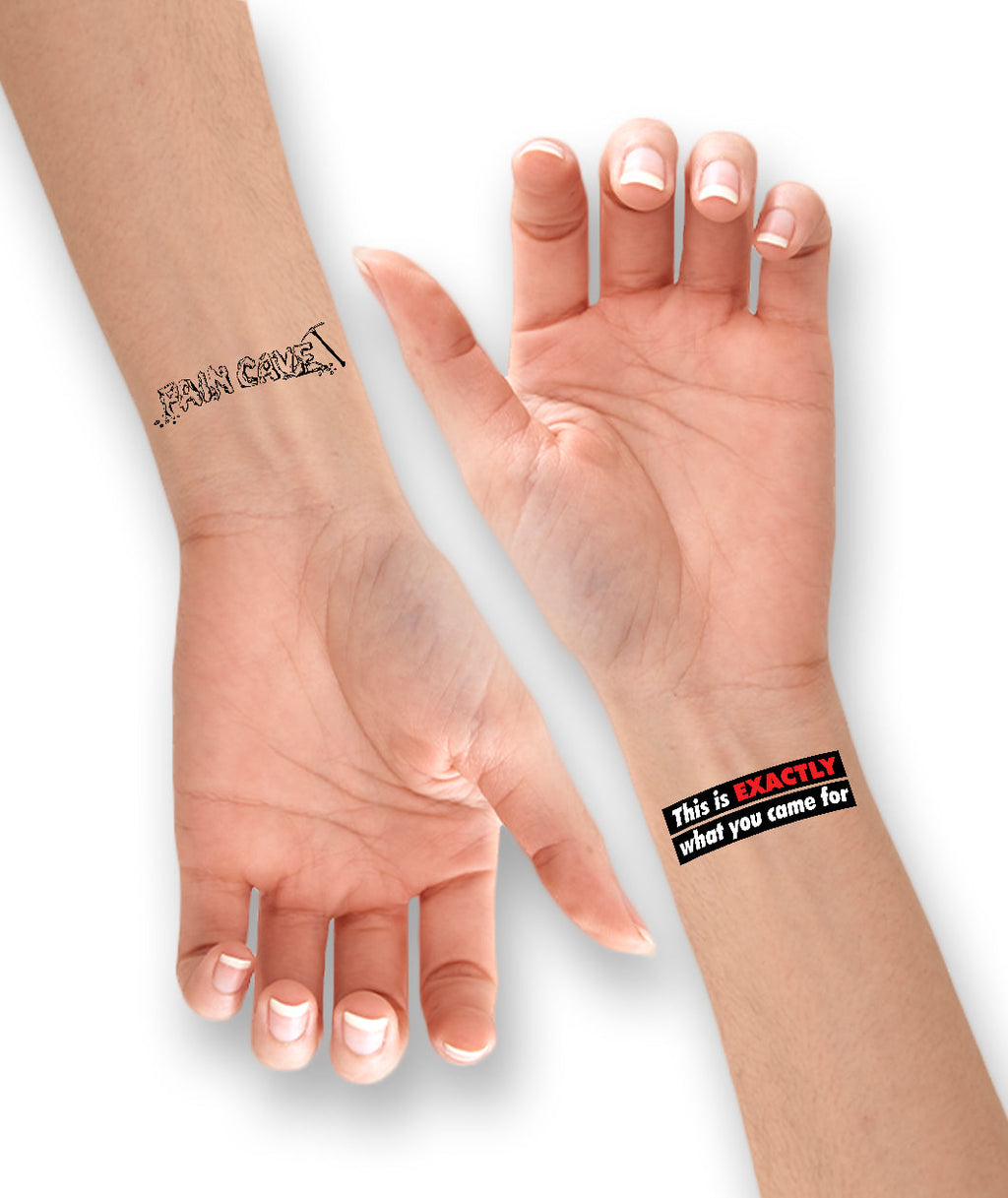 Mantra Temporary Tattoos
