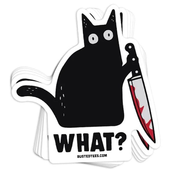 What? Vinyl Sticker