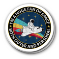 Im A Huge Fan Of Space Both Outer And Personal Vinyl Sticker