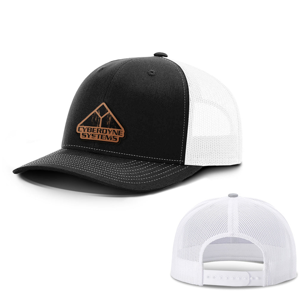 Cyberdyne Systems Leather Patch Hats