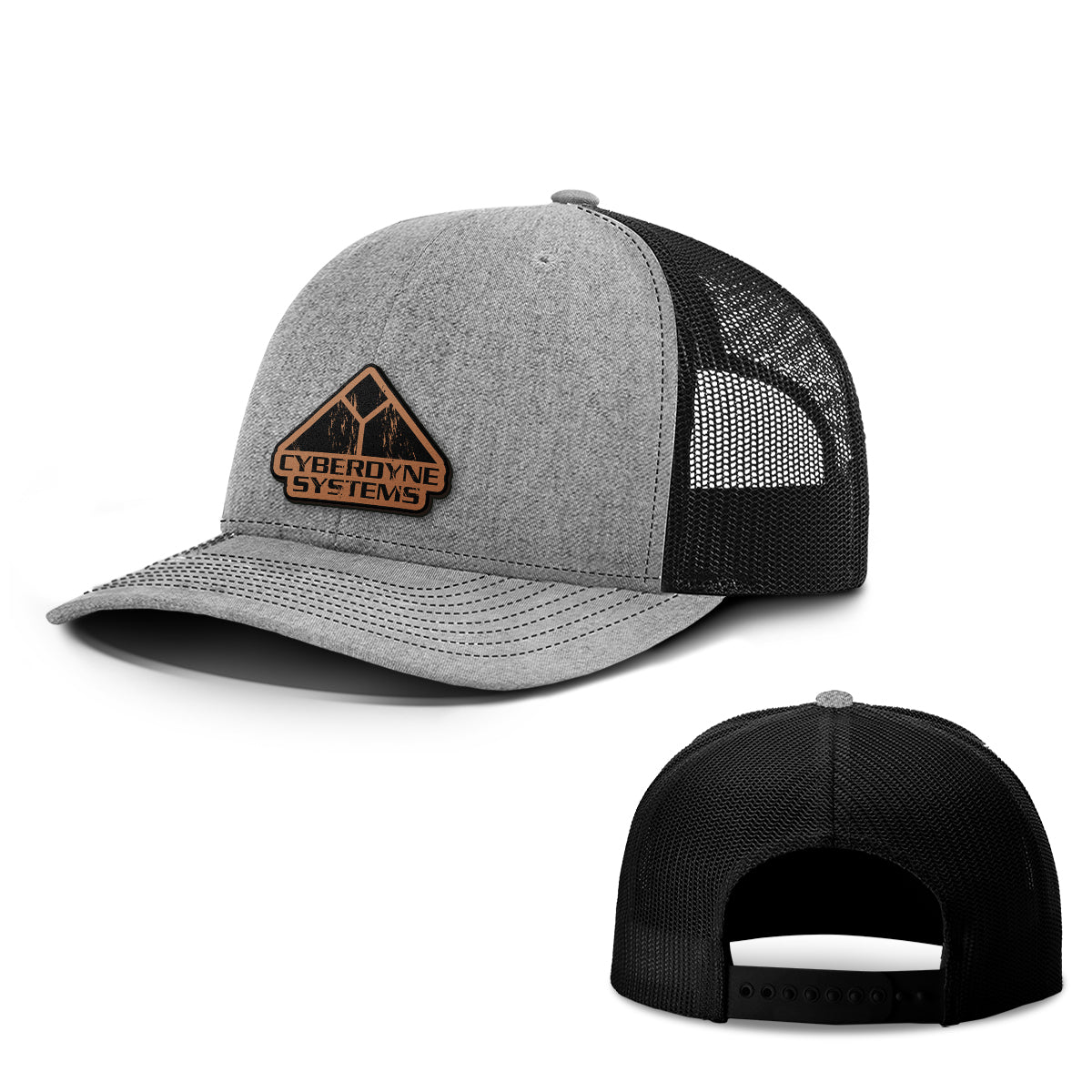 Cyberdyne Systems Leather Patch Hats