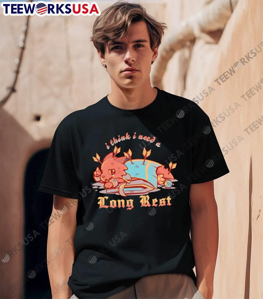 D&D Gaming i think i need a Long Rest Kobold Fantasy Adventure T-Shirt