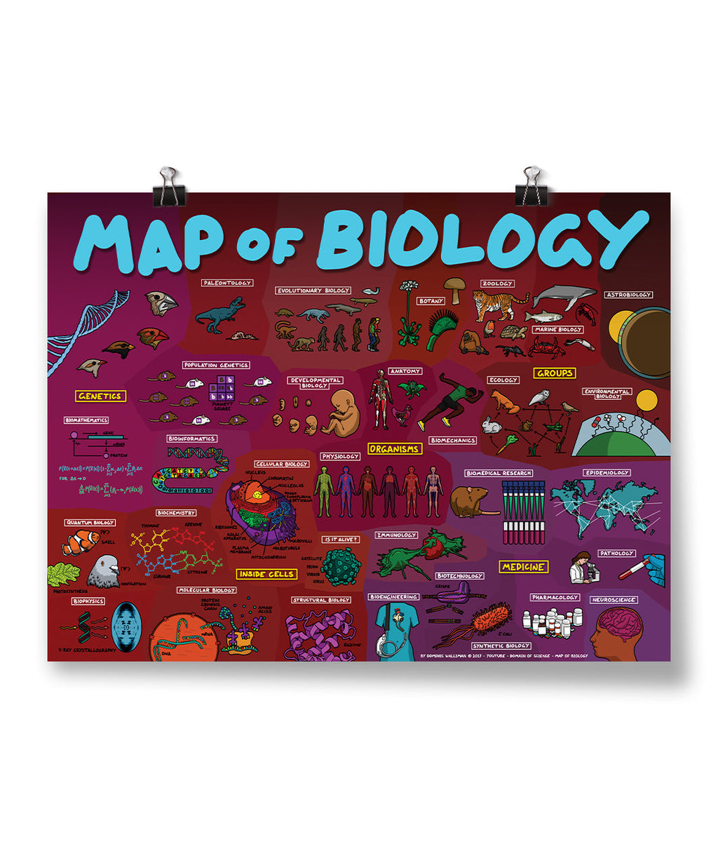 Map of Biology Poster