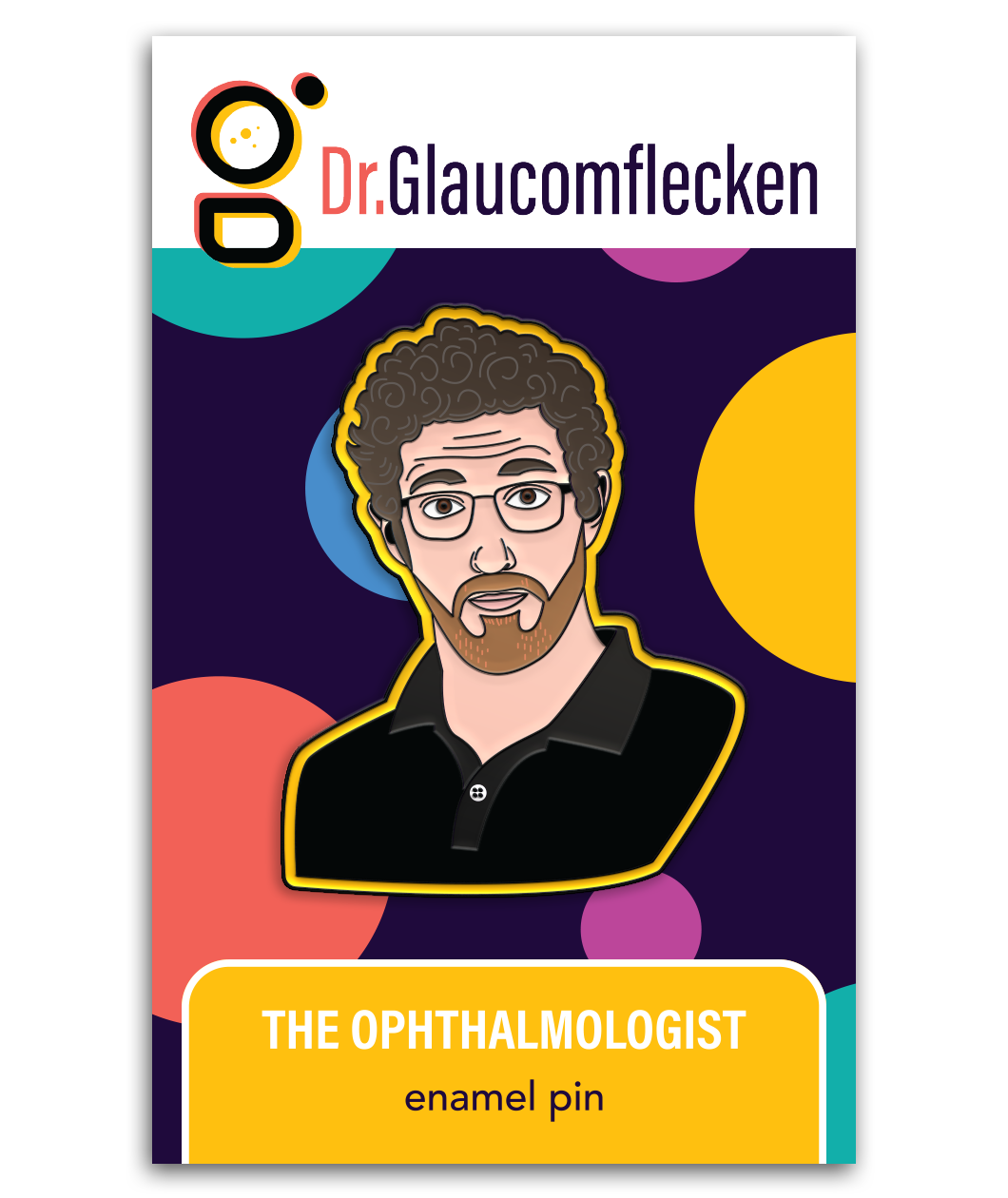 The Ophthalmologist Enamel Pin