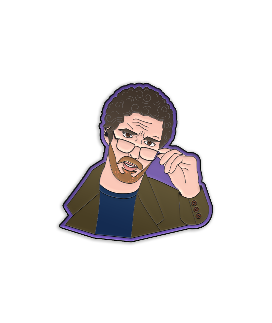 The Psychiatrist Enamel Pin