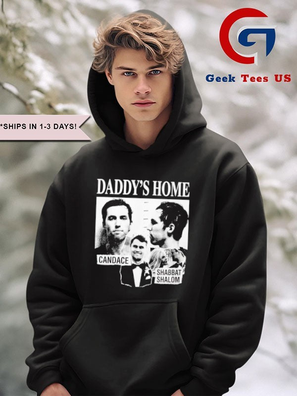 Daddy’s Home Candace Shabbat Shalom mugshot T-shirt
