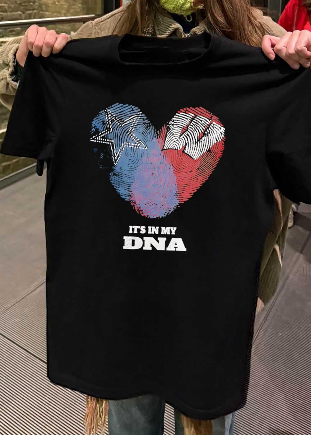 Dallas Cowboys Fan Heart Apparel It’s in My DNA Dallas Cowboys T-Shirt