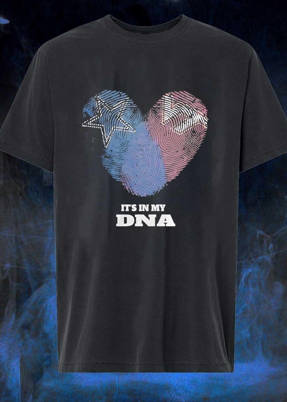 Dallas Cowboys Heart Fingerprint It’s in My DNA T-Shirt(1)