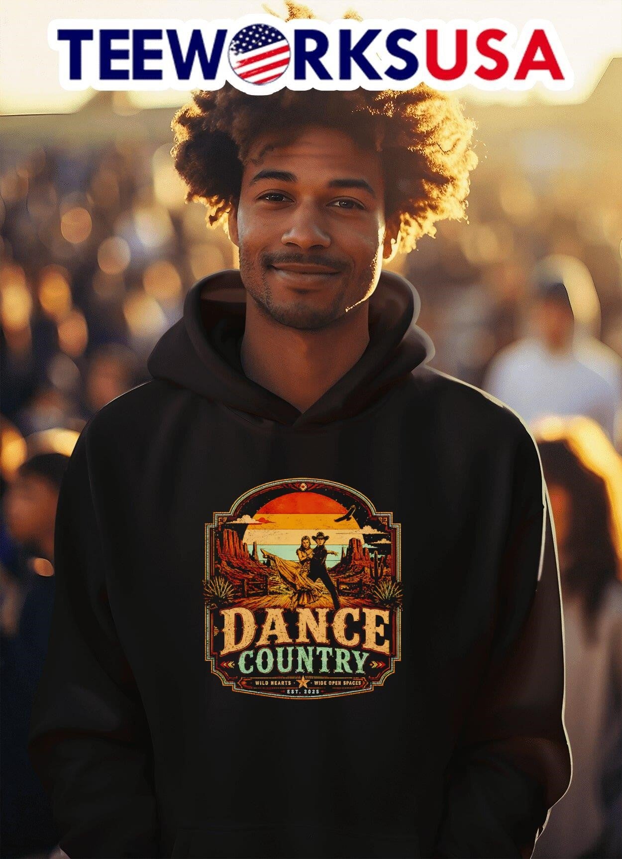 Dance Country Wild Hearts Wide Open Spaces Est 2025 Cowboy Dance Shirt