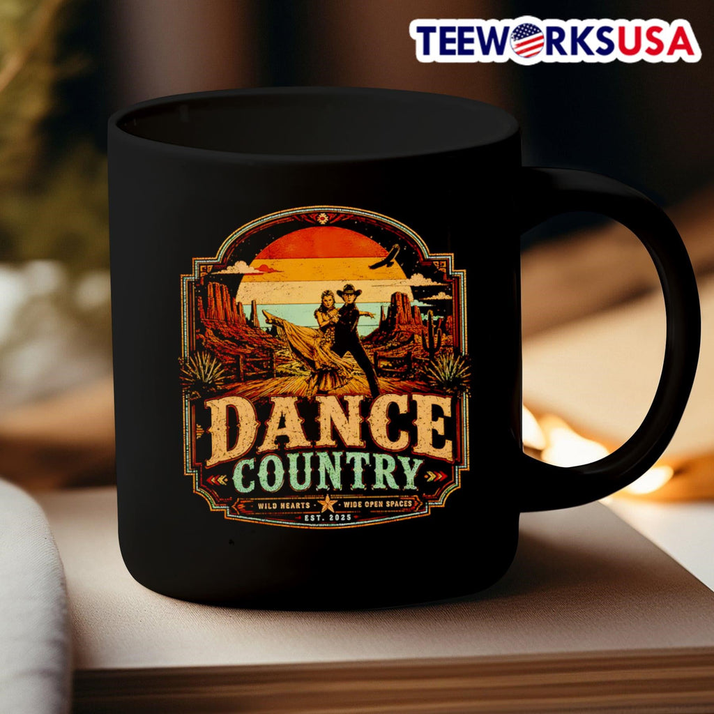 Dance Country Wild Hearts Wide Open Spaces Est 2025 Cowboy Dance Shirt