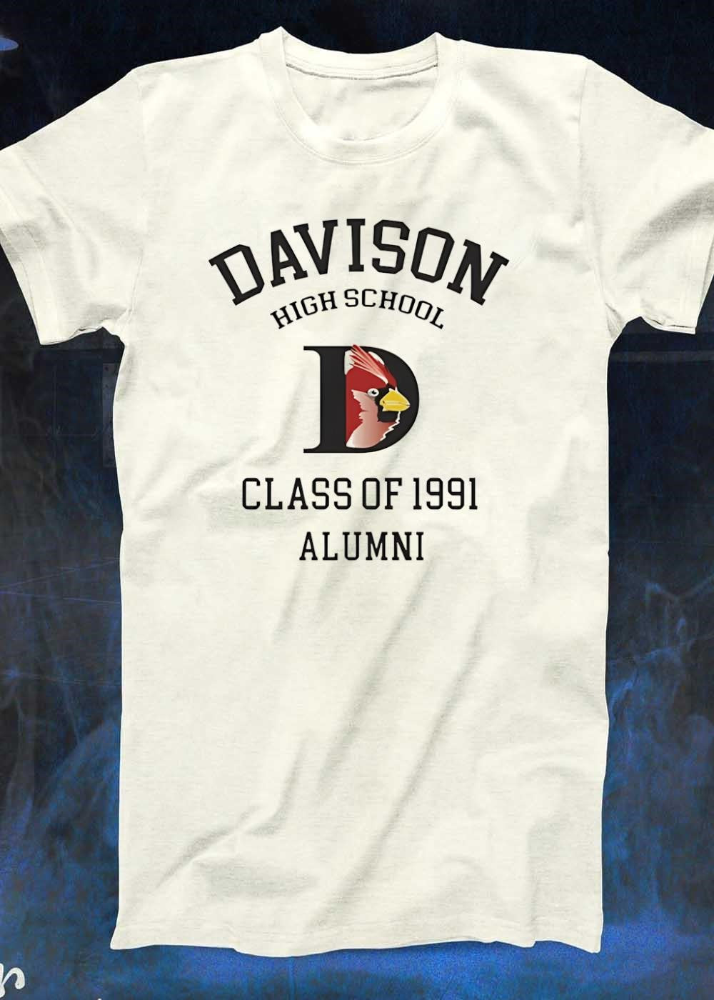 Davison High School Class of 1991 Alumni Cardinal Logo Shirt