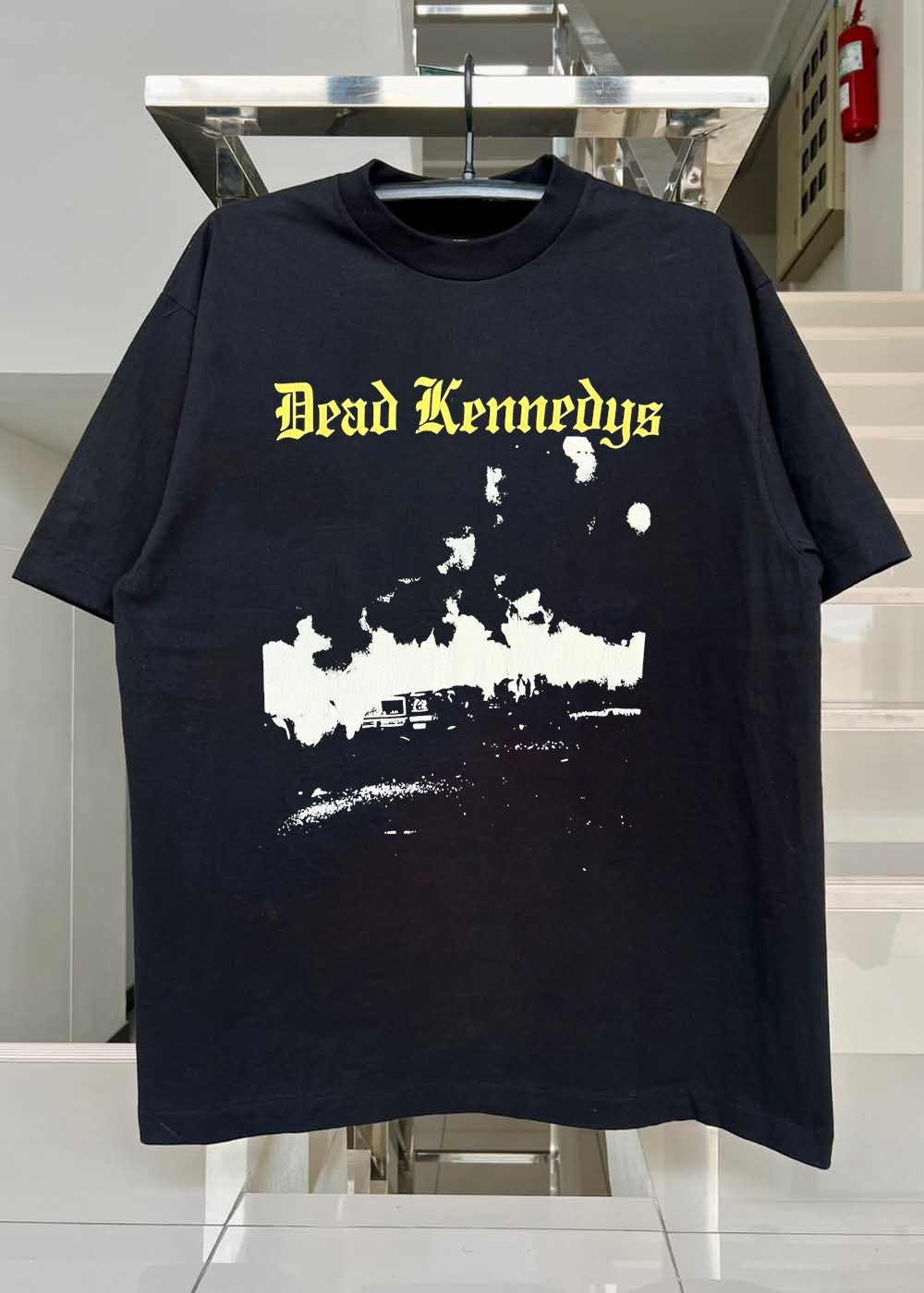 Dead Kennedys Fire Burning Car Logo T-Shirt