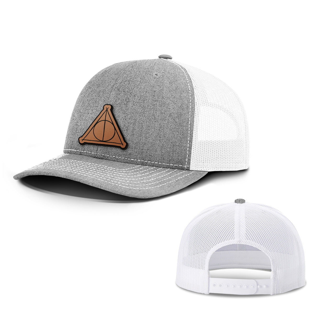 Deathly Hallows Leather Patch Hats
